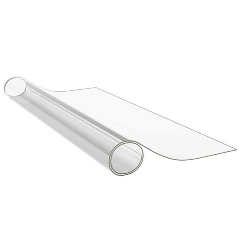 Livingandhome Rectangular 2mm Thick Transparent PVC Table Cover Protector, SP2691