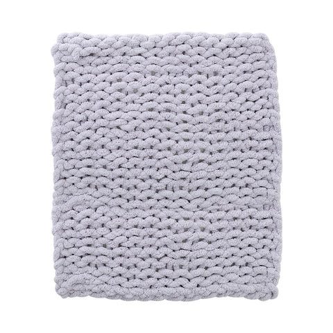 Livingandhome Hand-Woven Chenille Blanket for Couch and Bed, SC0346