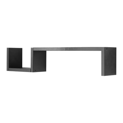 Lifeideas Set of 2 Wooden Wall Mounted Floating Shelves, SW0619
