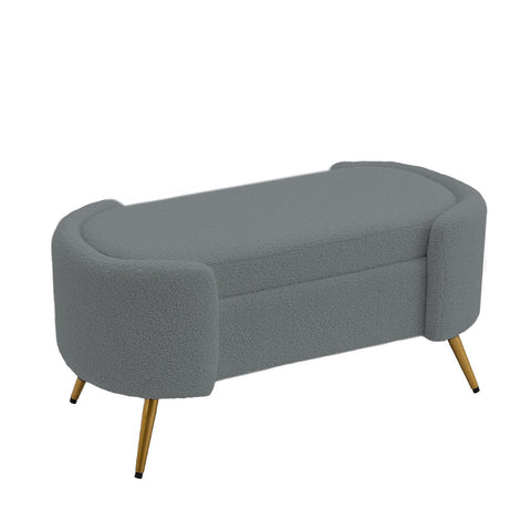 Livingandhome Luxurious Upholstered Accent Bench, ZH1394