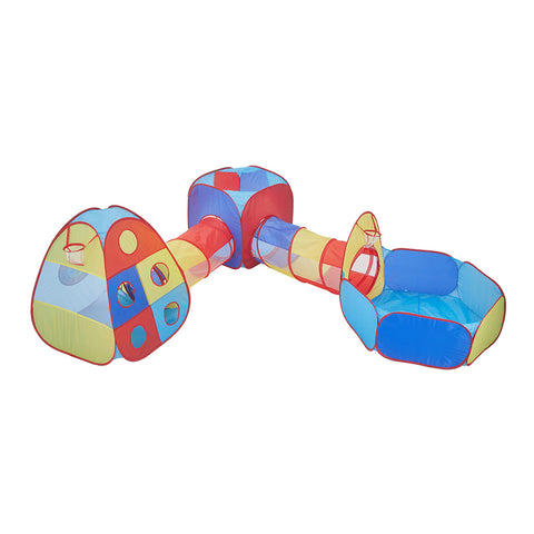 Kidkid 5 in 1 Pop-Up Ball Pit Tunnel Combos with Velcro Balls, WF0187