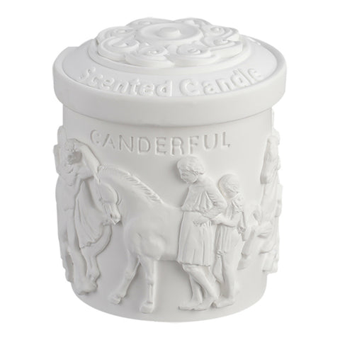 Livingandhome Retro Embossed Scented Candle, SC1685