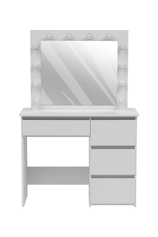Hollywood Dressing Table with Large Lighted Mirror, FI0976FI0977