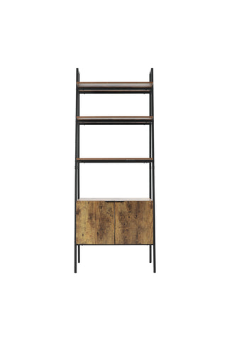 H&O Direct Industrial Style Wooden Bookshelf, XY0365