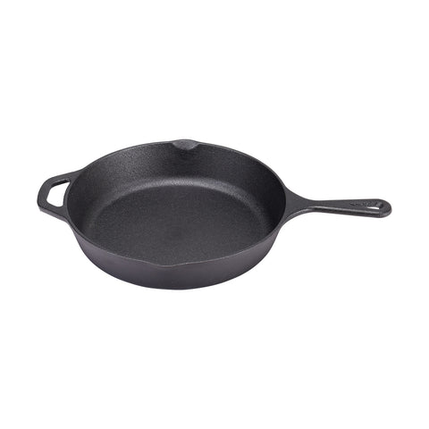 Livingandhome Cast Iron Skillet Frying Pan with Short Handle, CX0026