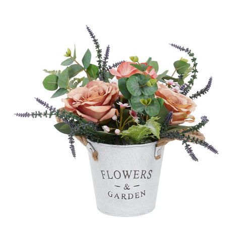 Artificial Potted Flower Tabletop Decor, LY0094