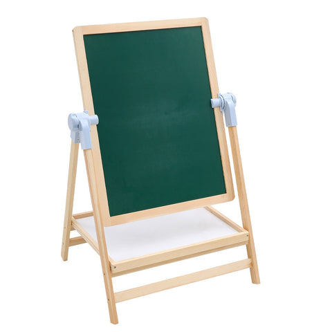 Kidkid Rotating Double-Sided Wooden Art Easel for Kids and Toddlers, XY0336
