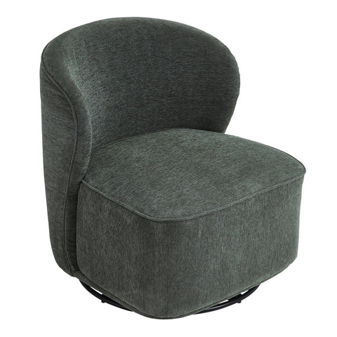 Livingandhome Chic Upholstered Swivel Chair, XY0396