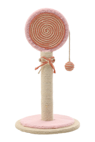 Pets Mood Lollipop Sisal Cat Scratching Post with Cat Toy Ball, WF0155
