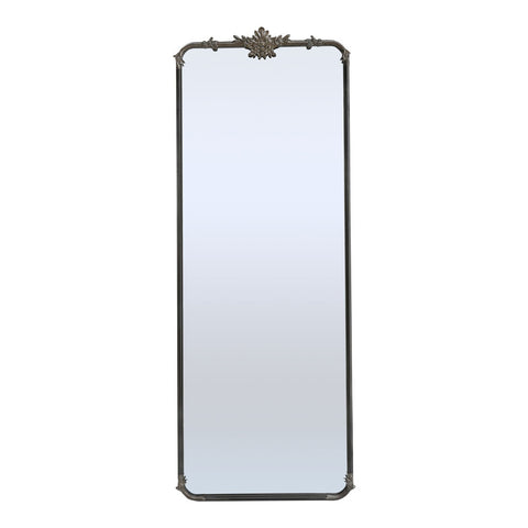 Livingandhome Vintage-Inspired Rectangle Carved Wall Mirror, FI0826