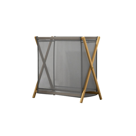 Livingandhome Modern Lanudry Hamper with Bamboo Frame, WM0465