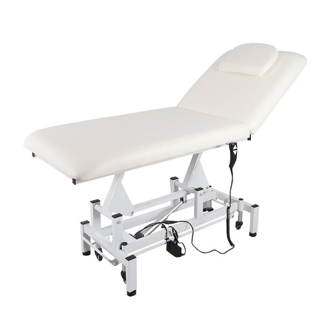 Livingandhome Electric Facial Massage Reclining Bed on Wheels Beauty Equipment, JM1329JM1330