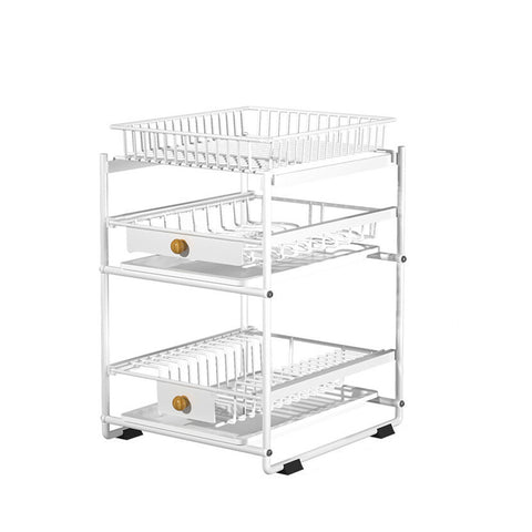 Livingandhome Multi-Layer Undersink Cabinet Organizer for Kitchen, WM0071
