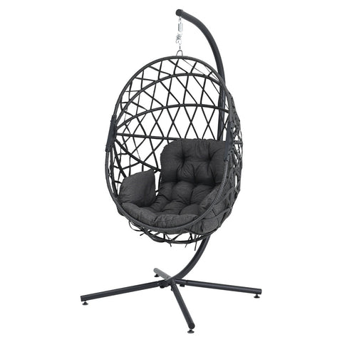 Livingandhome Woven Outdoor Hanging Chair, AI1079