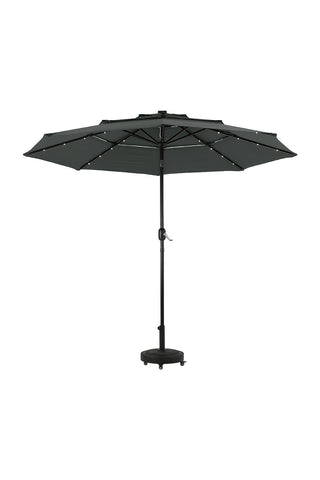 Garden Sanctuary Outdoo 3-Tier Umbrella with Solar Lights, LG1265