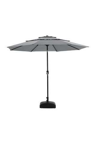 Garden Sanctuary Outdoo 3-Tier Umbrella with Crank and Tilt, LG1262