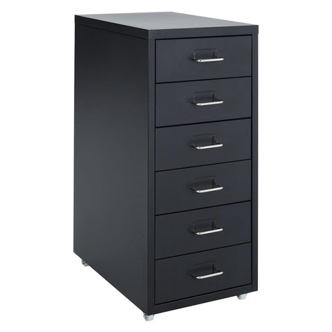 Livingandhome Vertical File Cabinet with Wheels, AI0740