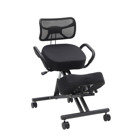 Livingandhome Kneeling Chair with Casters and Adjustable Height, CX0335