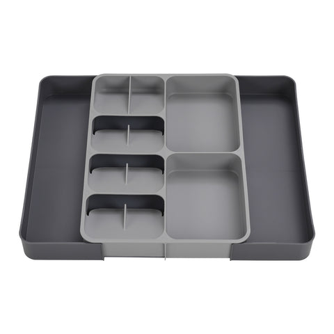 Livingandhome Expandable 12-Compartment Cutlery Tray Drawer Organiser, WZ0065