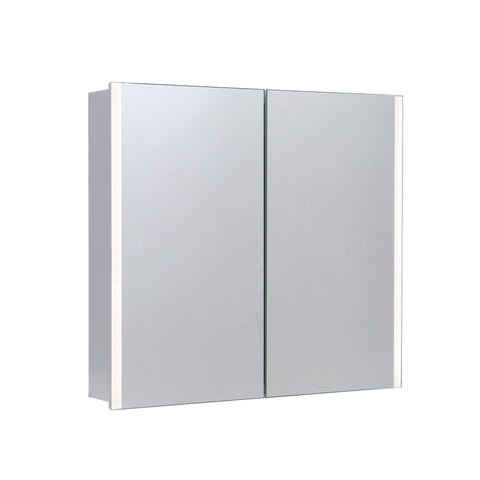 Livingandhome Wall Mount LED Bathroom Mirror Cabinet with Defogger, Shaver Socket, DM0358