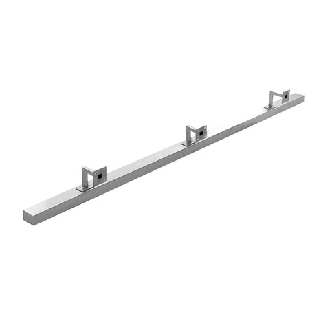 Square Stainless Steel Wall Mounted Handrail with Brackets, PM0539