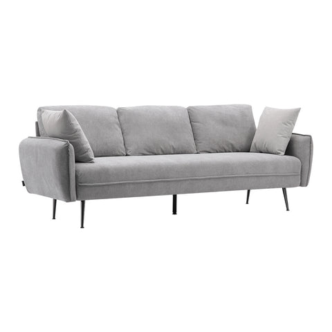 Livingandhome Fabric 3 Seater Sofa with Pillows, JM2185