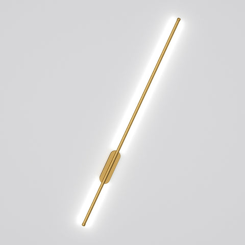 Modern Gold Aluminum Linear LED Wall Lighting Fixture 100cm, LG0943