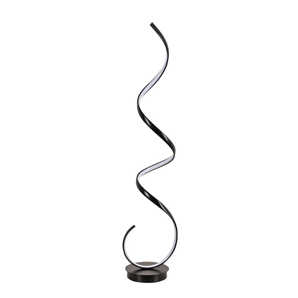Black online spiral lamp