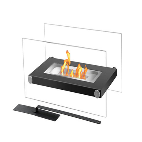 Odorless Smokeless Ethanol Fireplace Rectangular for Tabletop, PM0833