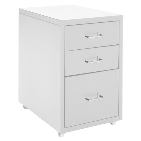 Livingandhome Vertical File Cabinet with Wheels, AI0733