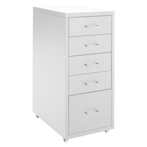 Livingandhome Vertical File Cabinet with Wheels, AI0737