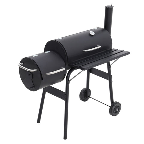 Outdoor Charcoal BBQ Grill with Portable Trolley Wheels, AI0397