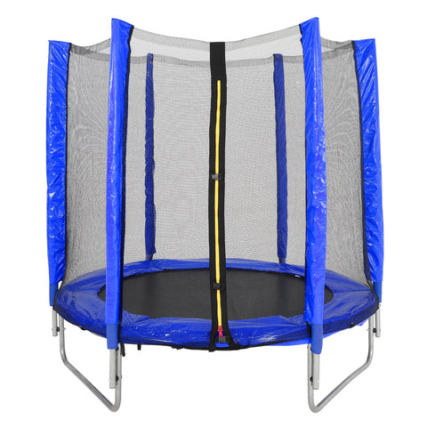 Outdoor Trampoline with Safety Enclosure for Kids Entertainment, DM0225
