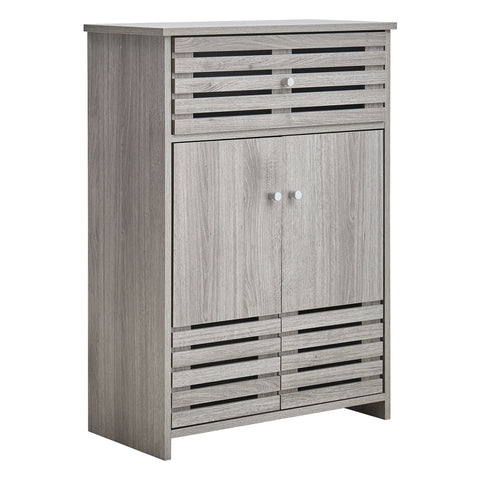 Livingandhome Modern Wooden Freestanding Bathroom Cabinet, FI0534