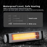 Aluminium Wall Mounted Electric Patio Heater, LG0660