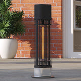 Freestanding Electric Patio Heater Carbon Fibre Heating Portable, LG0768
