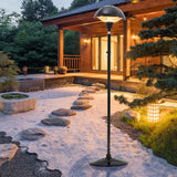 Freestanding Electric Patio Heaters Portable Halogen Tube for Outdoor Indoor Use, LG0769