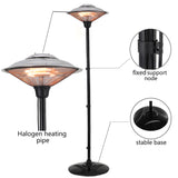 Freestanding Outdoor Heater Electric Adjustable Patio Heater, LG0876