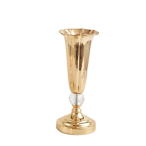 Tabletop Metal Flower Vase Wedding Home Decor Gold, WH0588