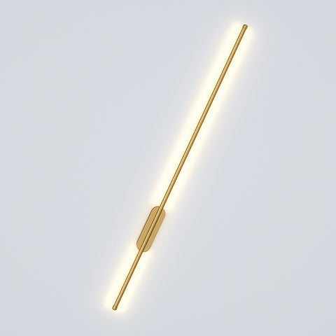 Modern Gold Aluminum Linear LED Wall Lighting Fixture 100cm, LG0944
