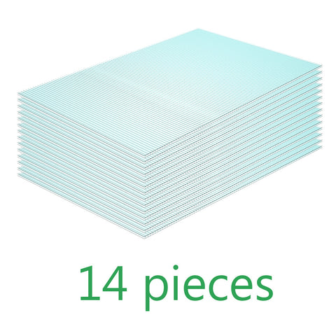 Livingandhome 14Pcs Clear Polycarbonate Sheets for Greenhouse Covering, PM0456