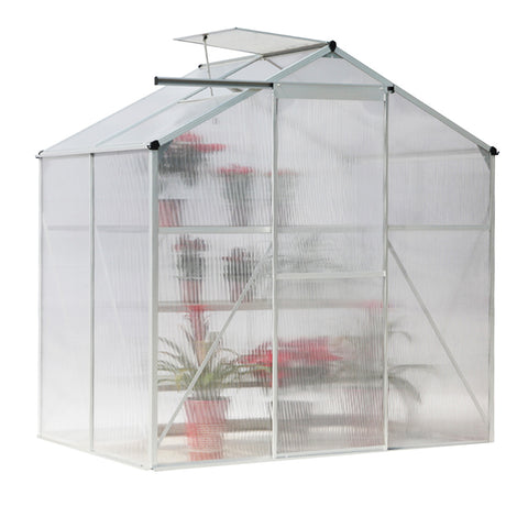Aluminium Hobby Greenhouse with Window Opening, PM0313PM0314