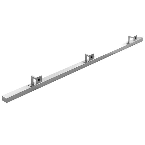 Square Stainless Steel Wall Mounted Handrail with Brackets, PM0541