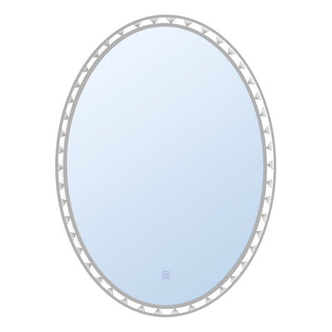 Livingandhome Modern Wall Mount Bathroom LED Vanity Mirror, JM1046