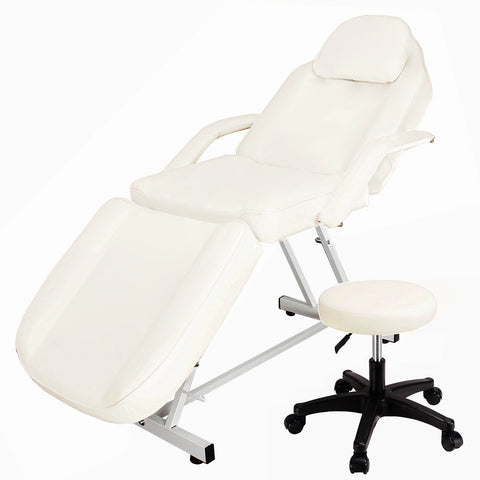 Livingandhome Adjustable Massage Table Recliner Chair Tattoo Spa Salon Bed, JM0974JM0975