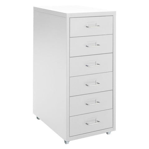 Livingandhome Vertical File Cabinet with Wheels, AI0739