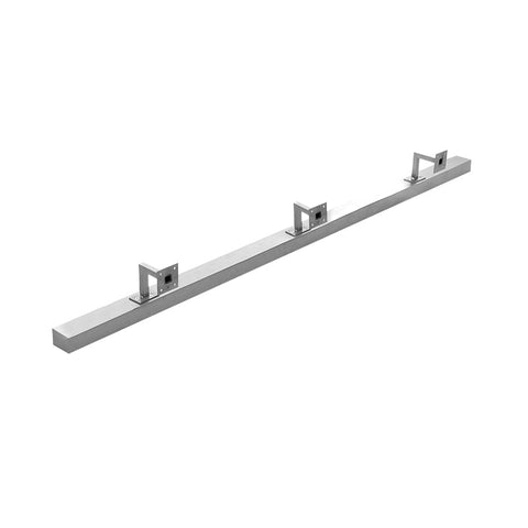 Square Stainless Steel Wall Mounted Handrail with Brackets, PM0538