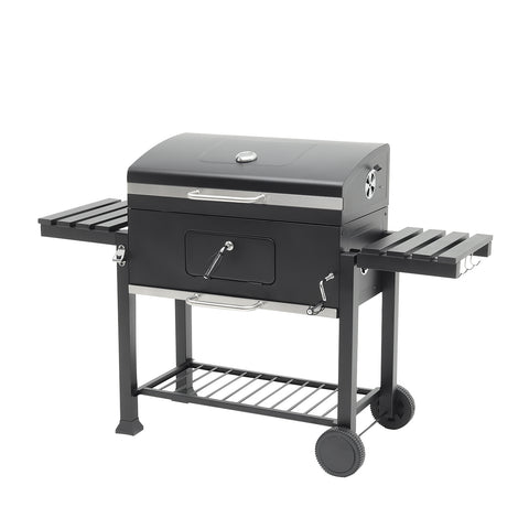 Outdoor Charcoal Grill with Side Table BBQ Patio, AI0796