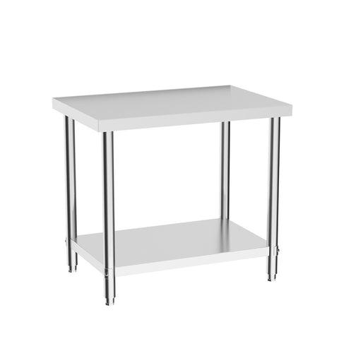 2 Tier Commercial Kitchen Prep & Work Stainless Steel Table, AI0110