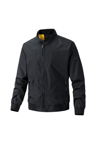 XL Outdoor Zip-up Windproof Lightweight Bomber Jacket Casual Varsity Outerwear, WO0477